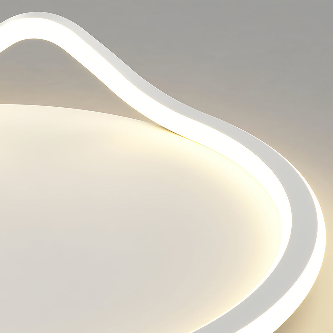 Geometric Flush Mount Light Minimalist Personality LED Design Light