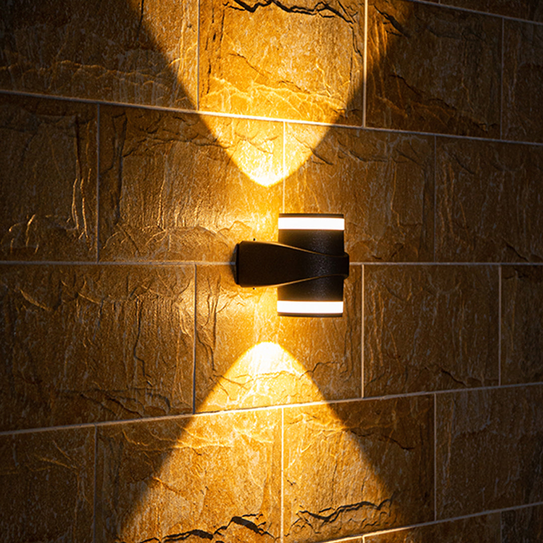 Modern Black Outdoor Wall Lights LED Waterproof