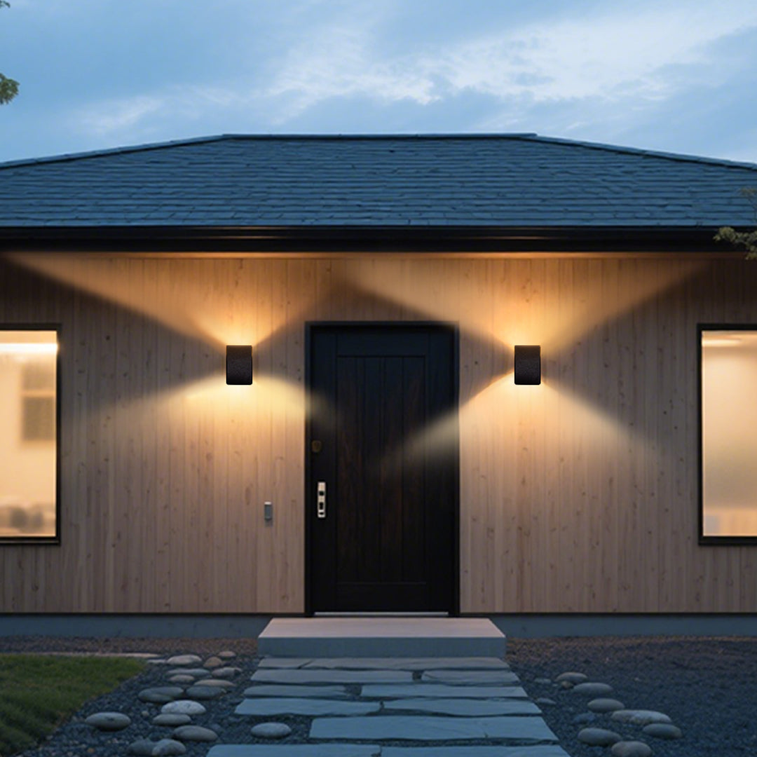 LED Outdoor In Wall Lights Waterproof Minimalist Style