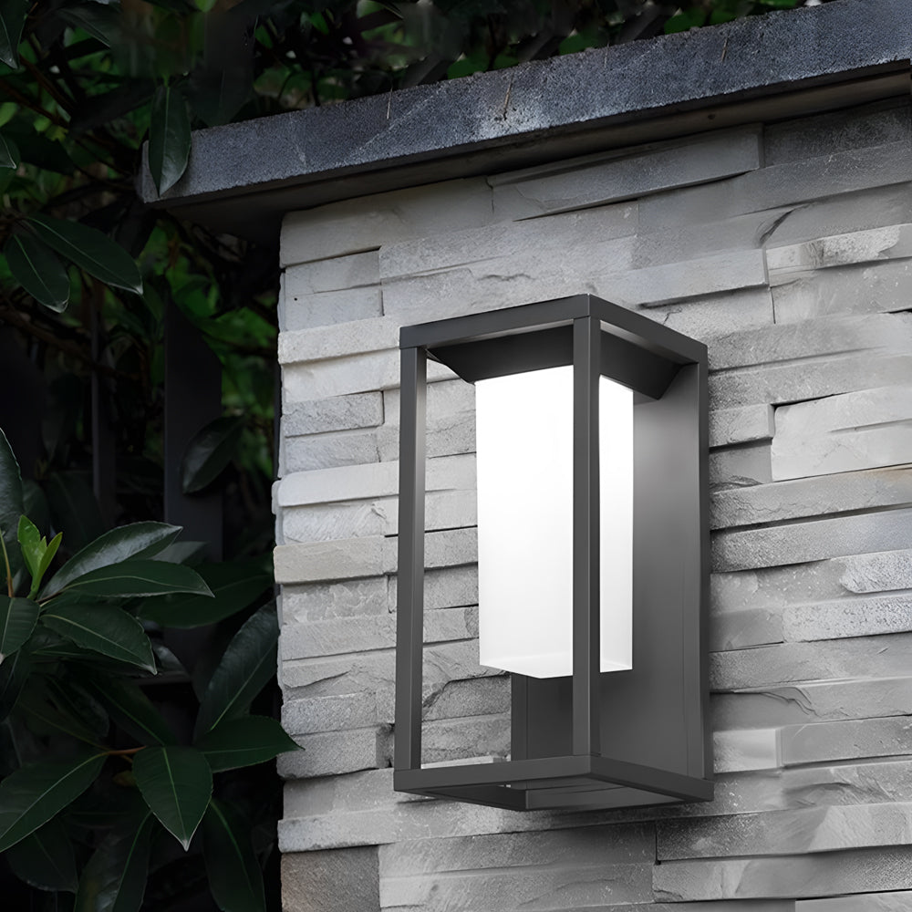 LED Outdoor Lights For Wall Modern Square Waterproof Aluminum