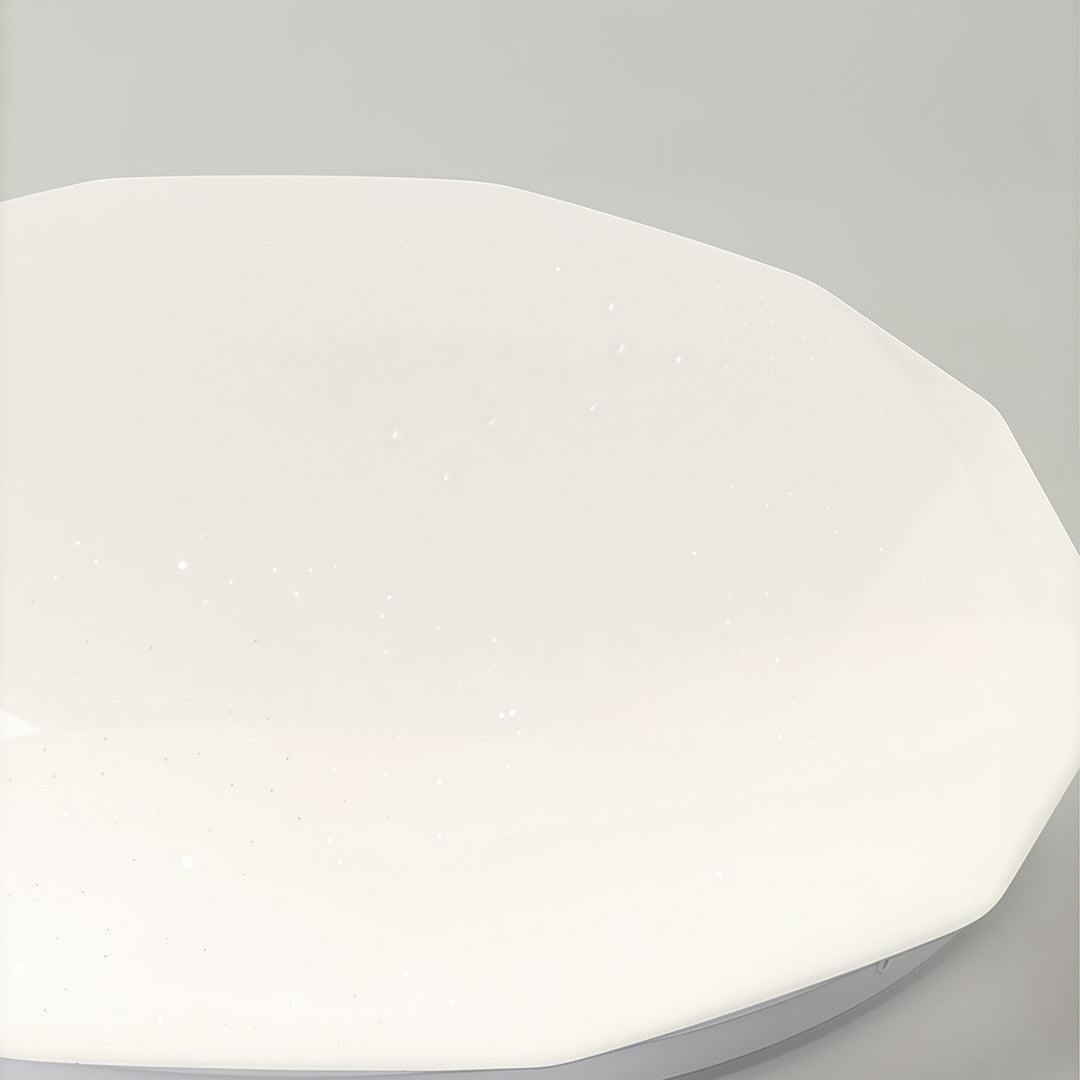 Geometric Flush Mount Ceiling Light White Full-Sky Star Lamp