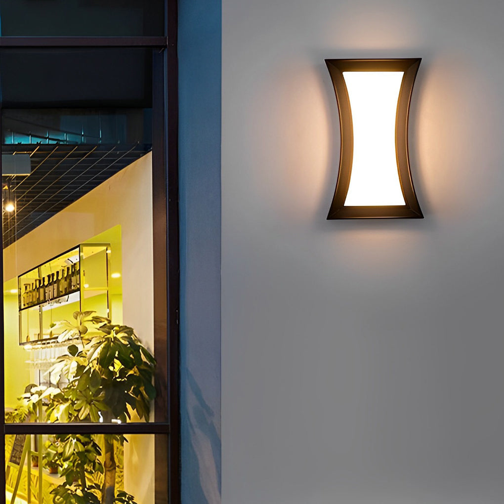 Fan Shaped Wall Sconce Creative Aluminum Alloy Modern Light