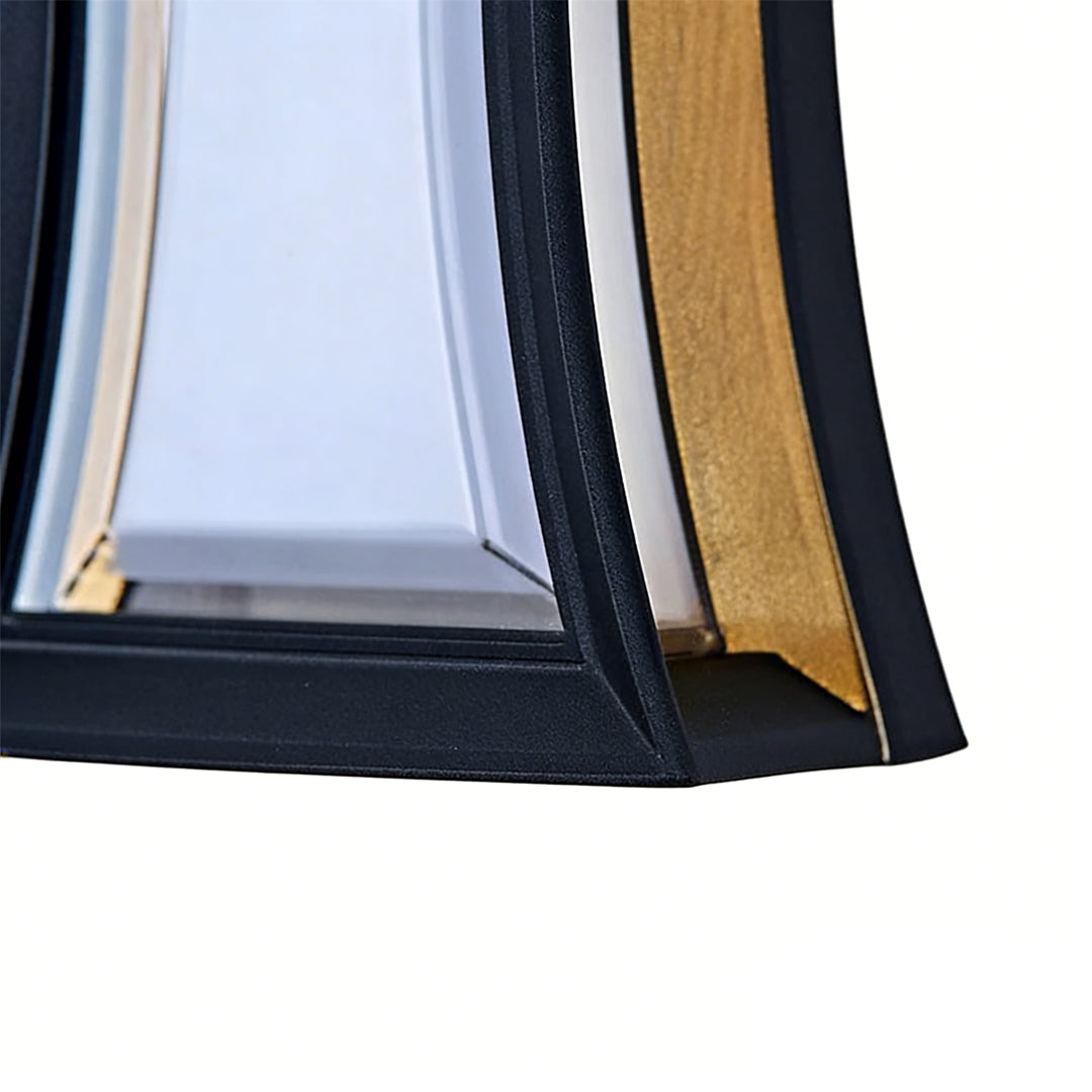 Fan Shaped Wall Sconce Creative Aluminum Alloy Modern Light
