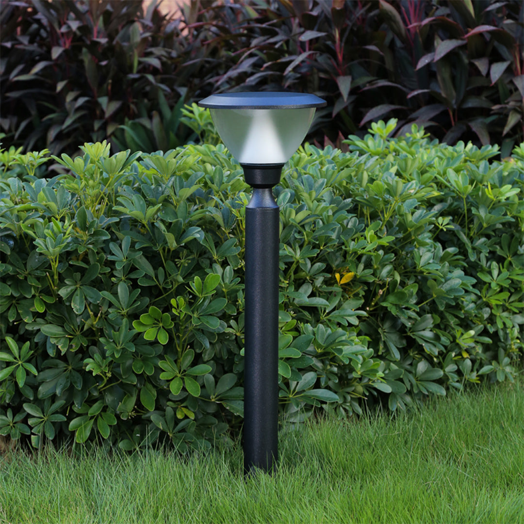 LED Metal Garden Lights Black Modern Minimalist Outdoor Bollard Light