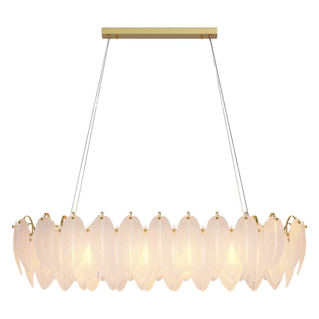 Feather Chandeliers Modern Luxury Glass Ceiling Light