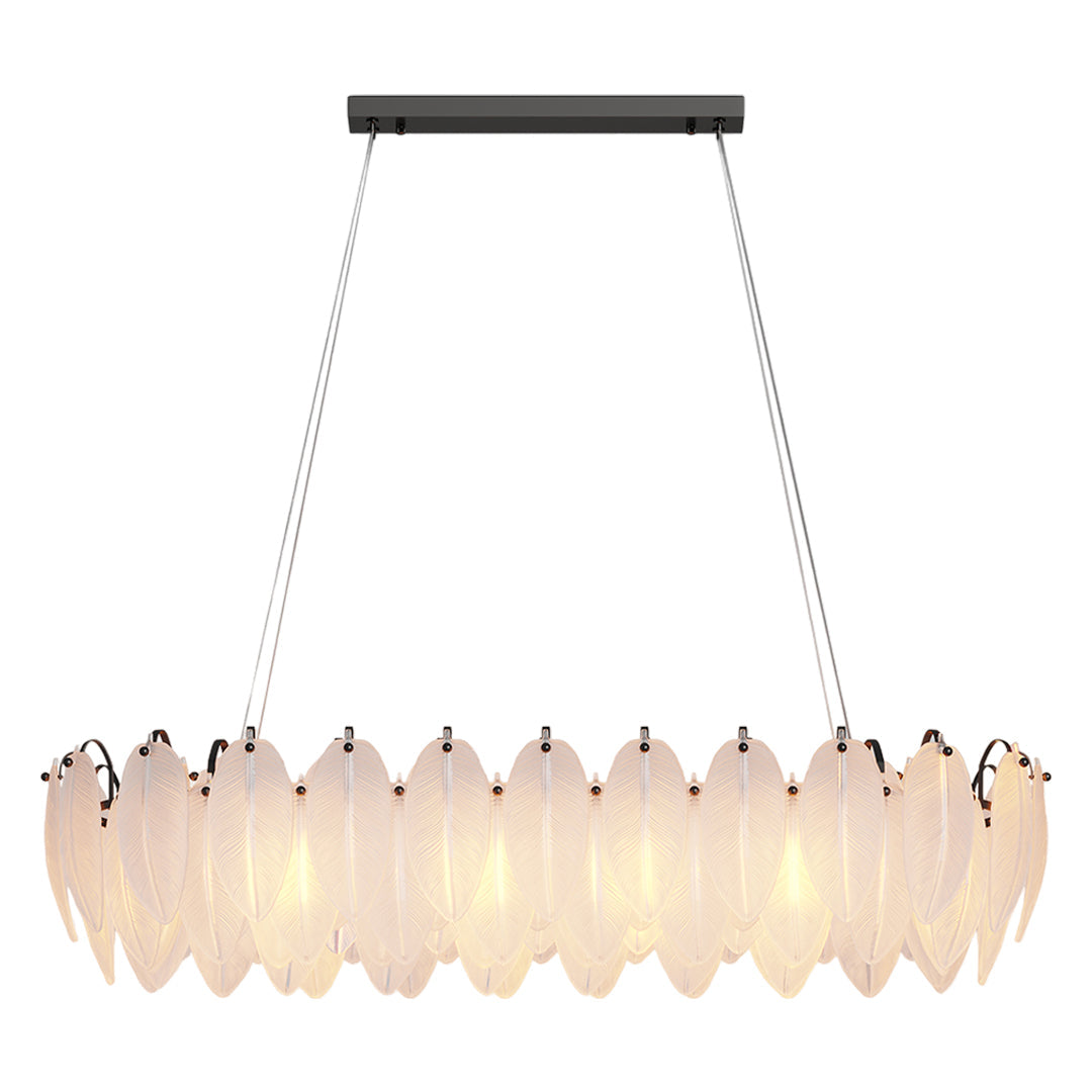 Feather Chandeliers Modern Luxury Glass Ceiling Light