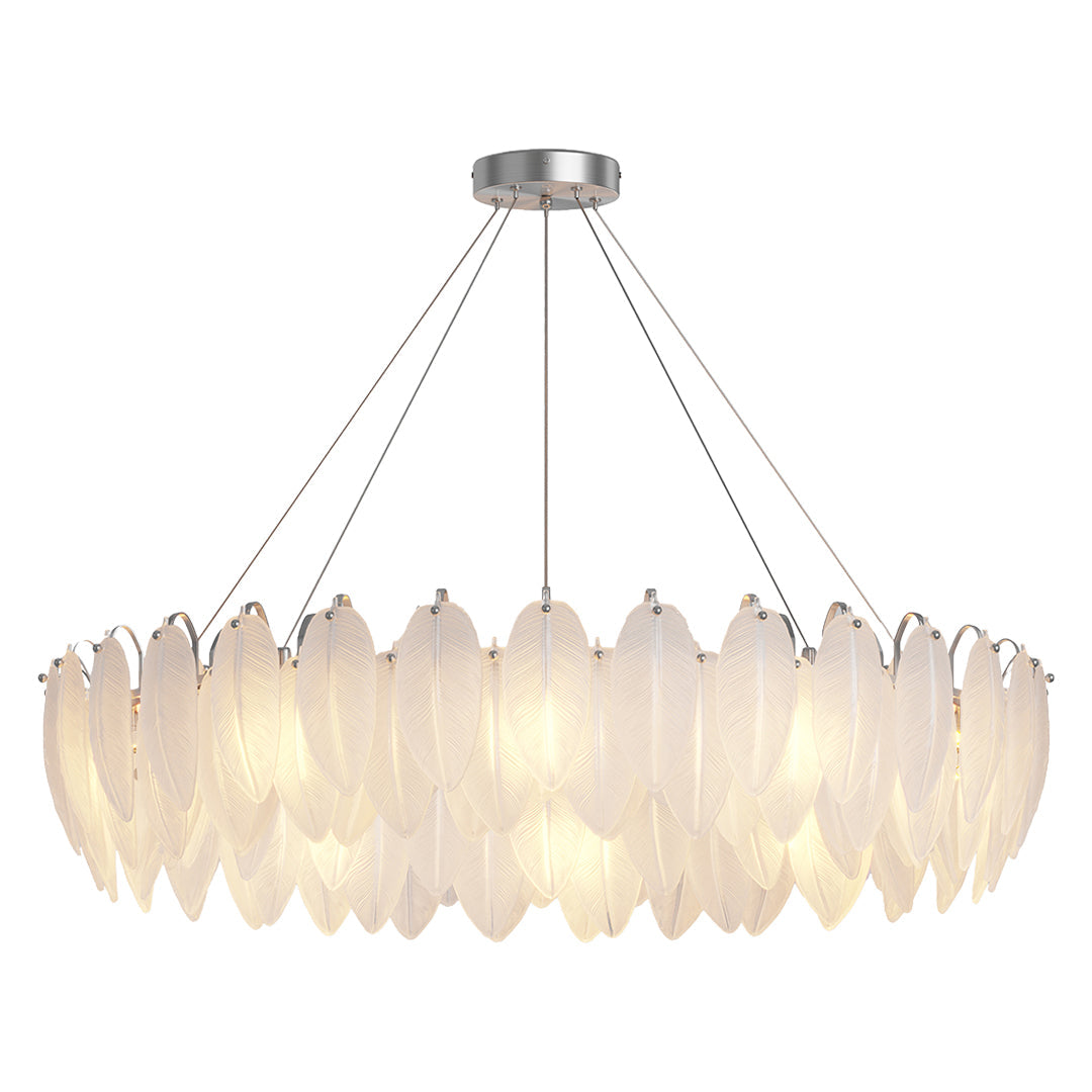 Feather Chandeliers Modern Luxury Glass Ceiling Light