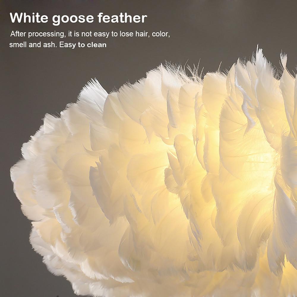Fluffy Hanging Light Fairy Tale Theme Artistic Ceiling Light