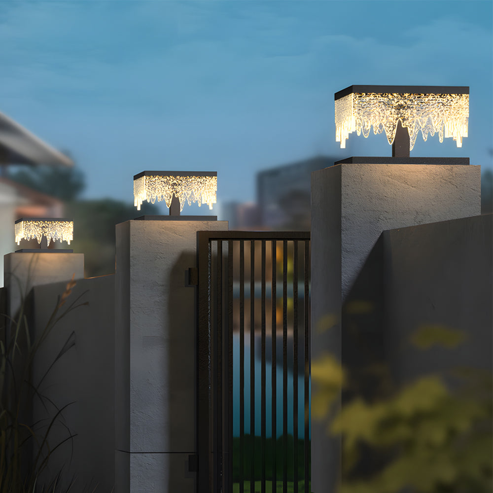Fence Pillar Lights Waterproof Square Creative LED Light