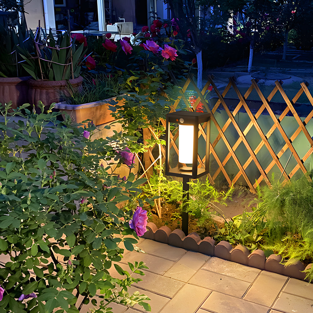 Smart Led Solar Lawn Lights Minimalist Style