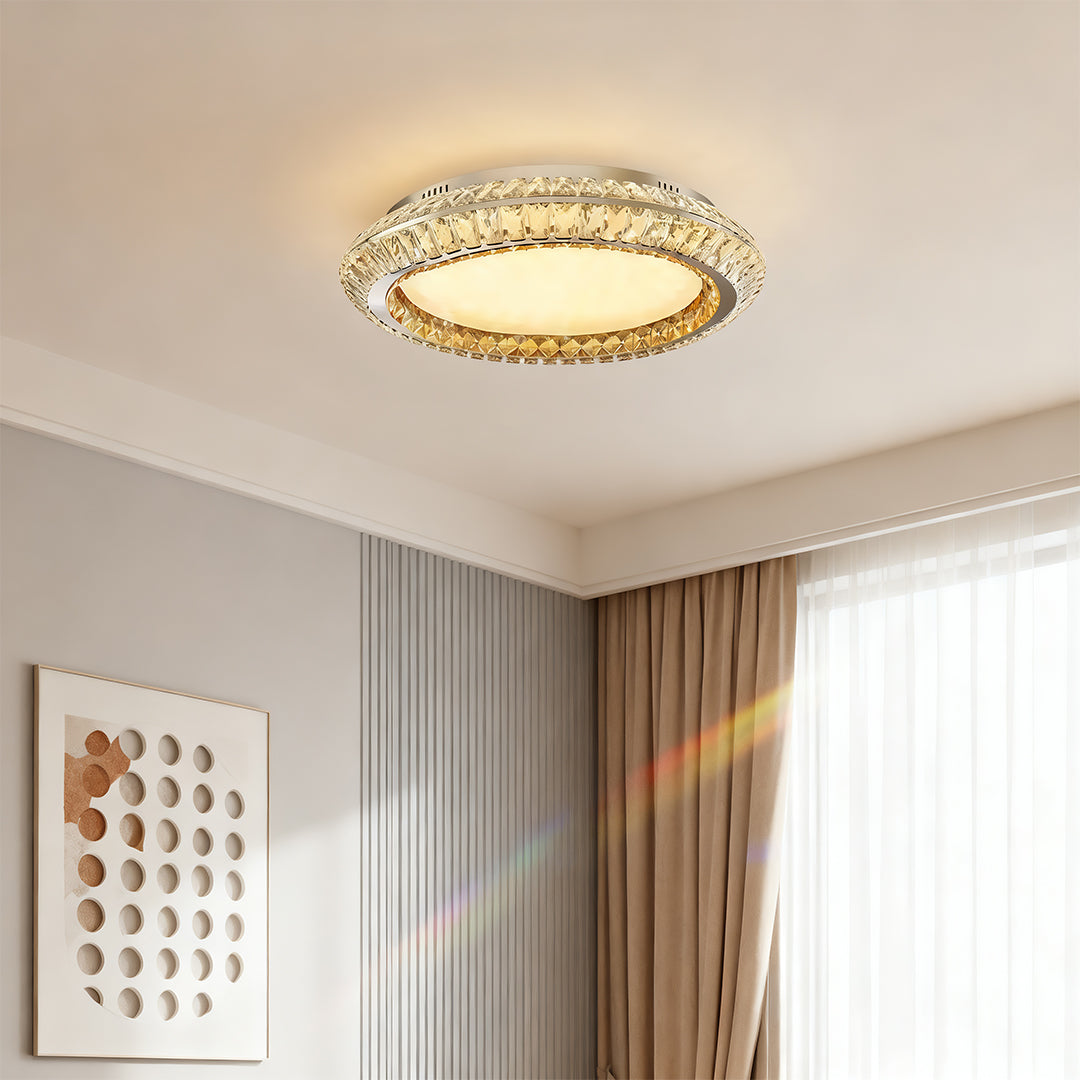 Flush Mount Crystal Ceiling Lights Luxury LED Lamp
