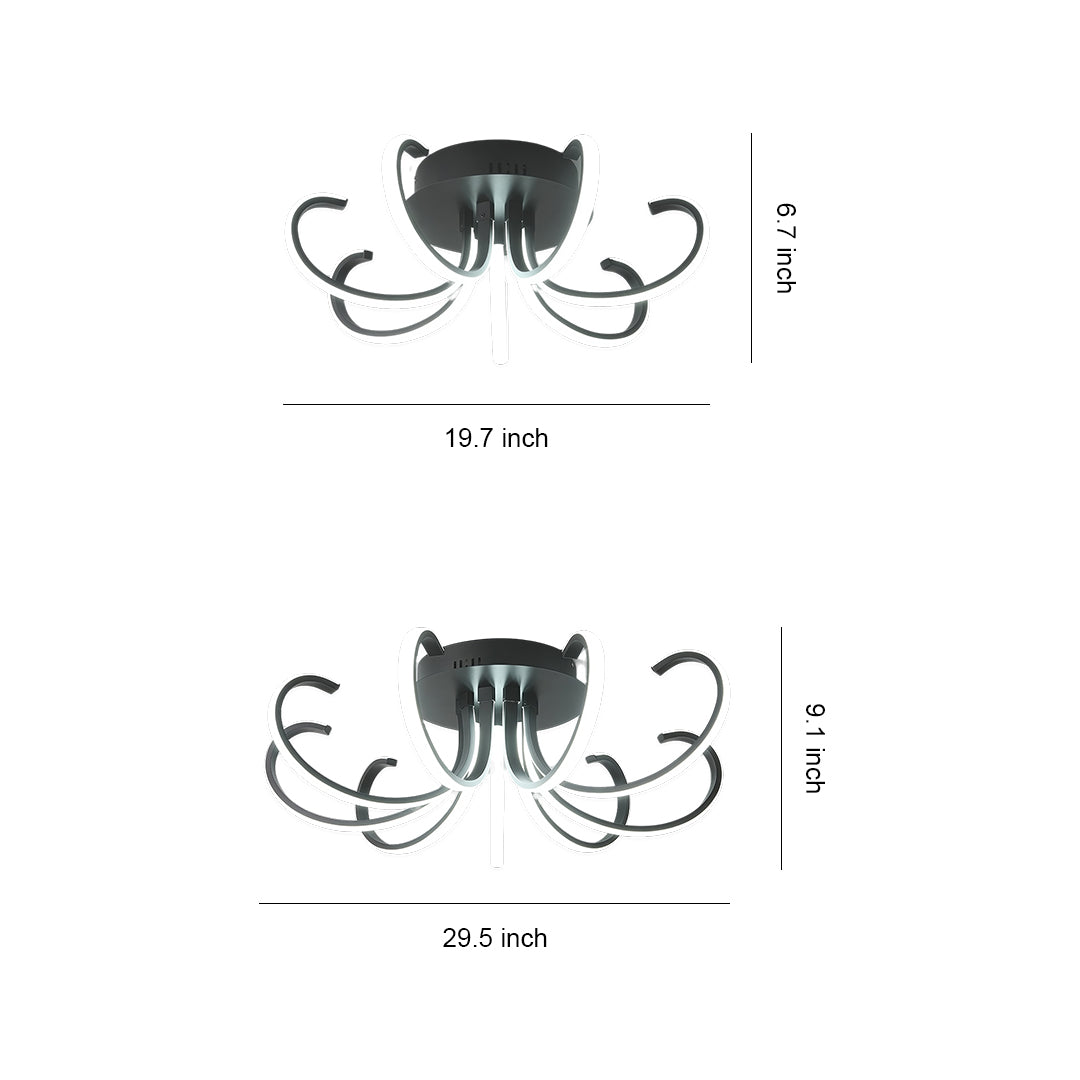 Flush Mount LED Lighting Nordic Creative Ceiling Lights