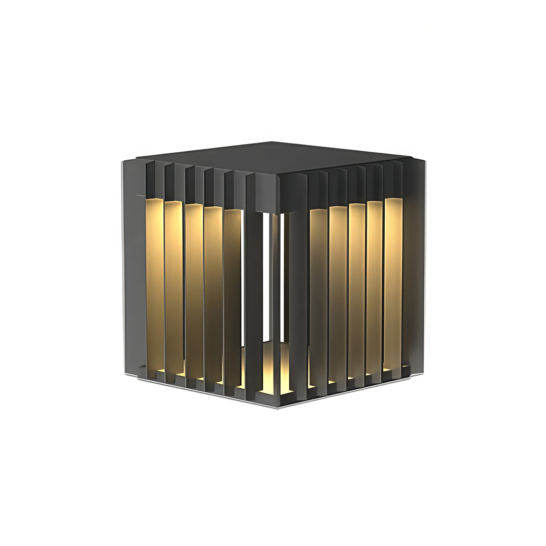 Front Pillar Lights Outdoor Waterproof Hollow Light