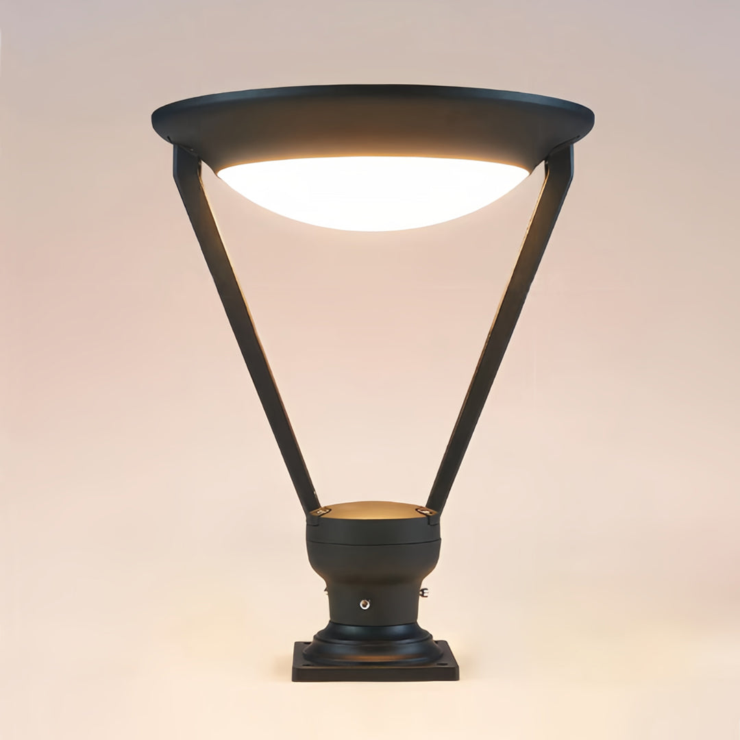 External Pillar Lights Vintage-Inspired Shape Garden Post Lights