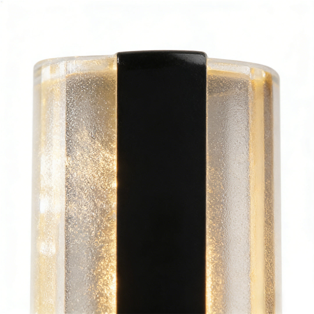 Modern Linear Wall Sconce Outdoor Waterproof Crystal Light