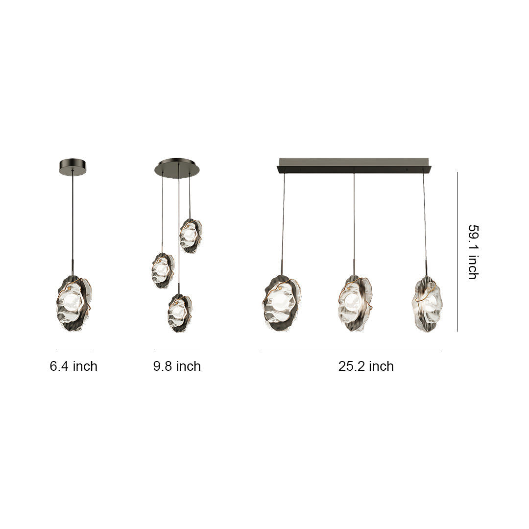 Fun Pendant Light Minimalist Glass Adjustable Luxury Ceiling Lights