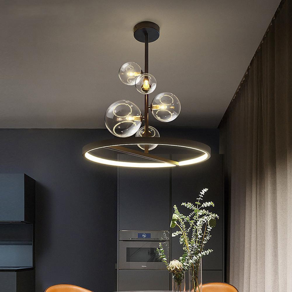 Circles Glass Balls LED Modern Pendant Lighting Ceiling Lights