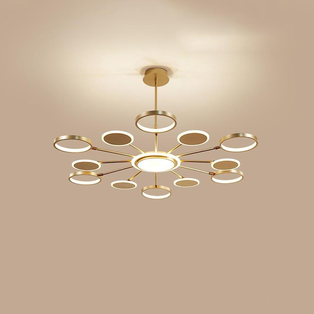 Multi Circle Design Pendant Lighting Acrylic Aluminum Alloy LED Ceiling Lights