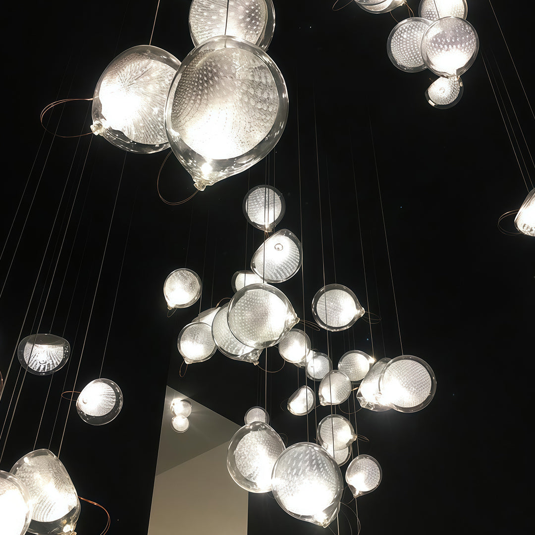 Jellyfish Pendant Light Nordic Luxury Glass Ceiling Light