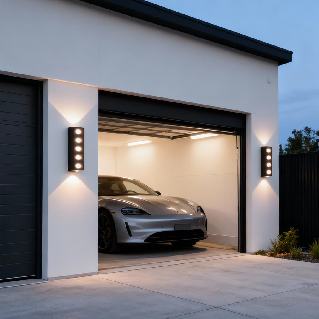 Unique Outdoor Wall Lighting LED Up-Down Illuminating Decor Lamp