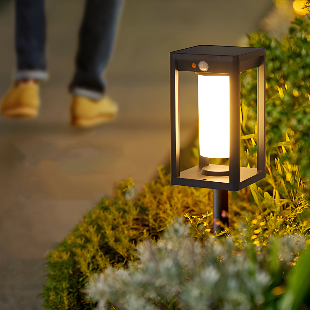 Smart Led Solar Lawn Lights Minimalist Style