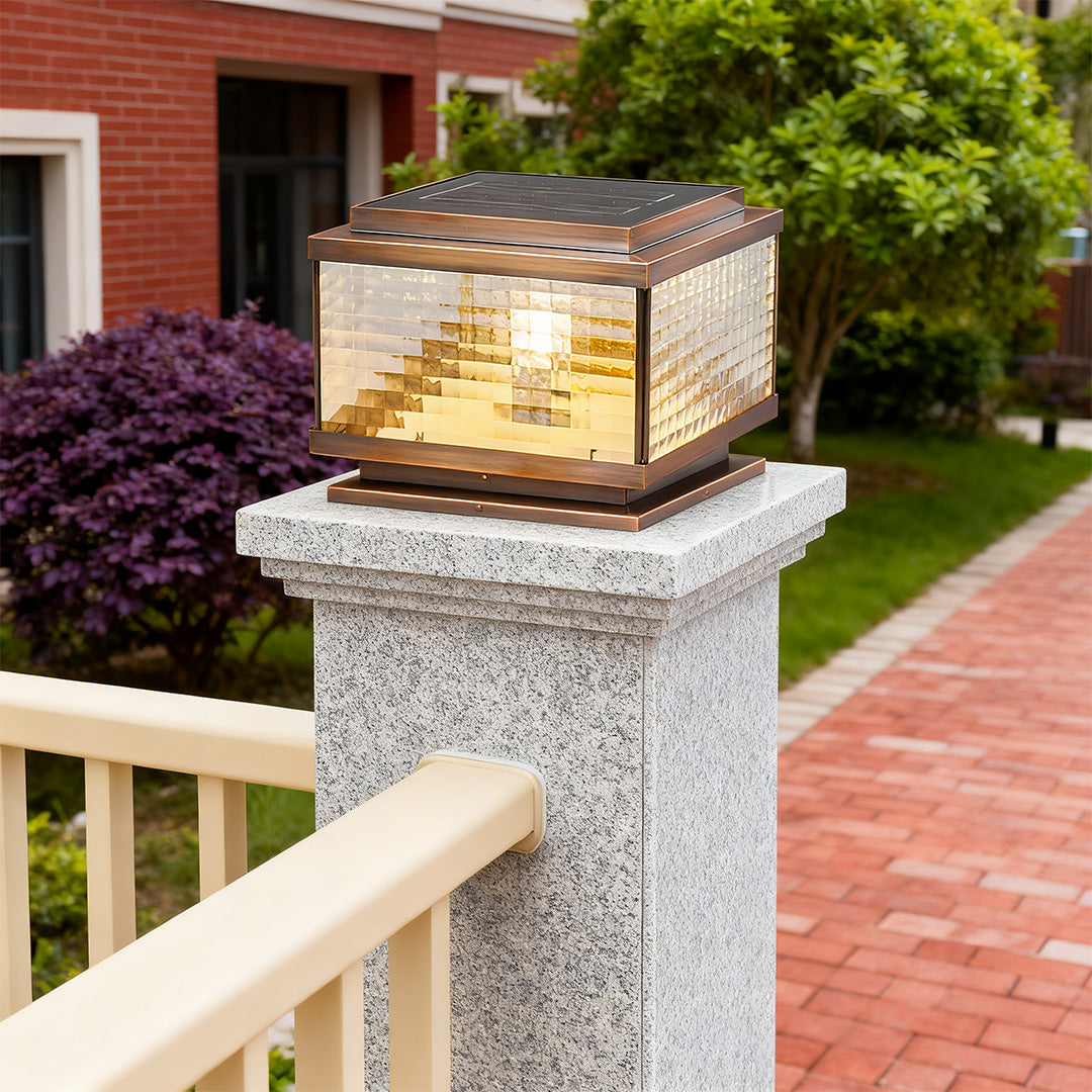 Pillar Cap Lights All-Copper Outdoor Waterproof Light