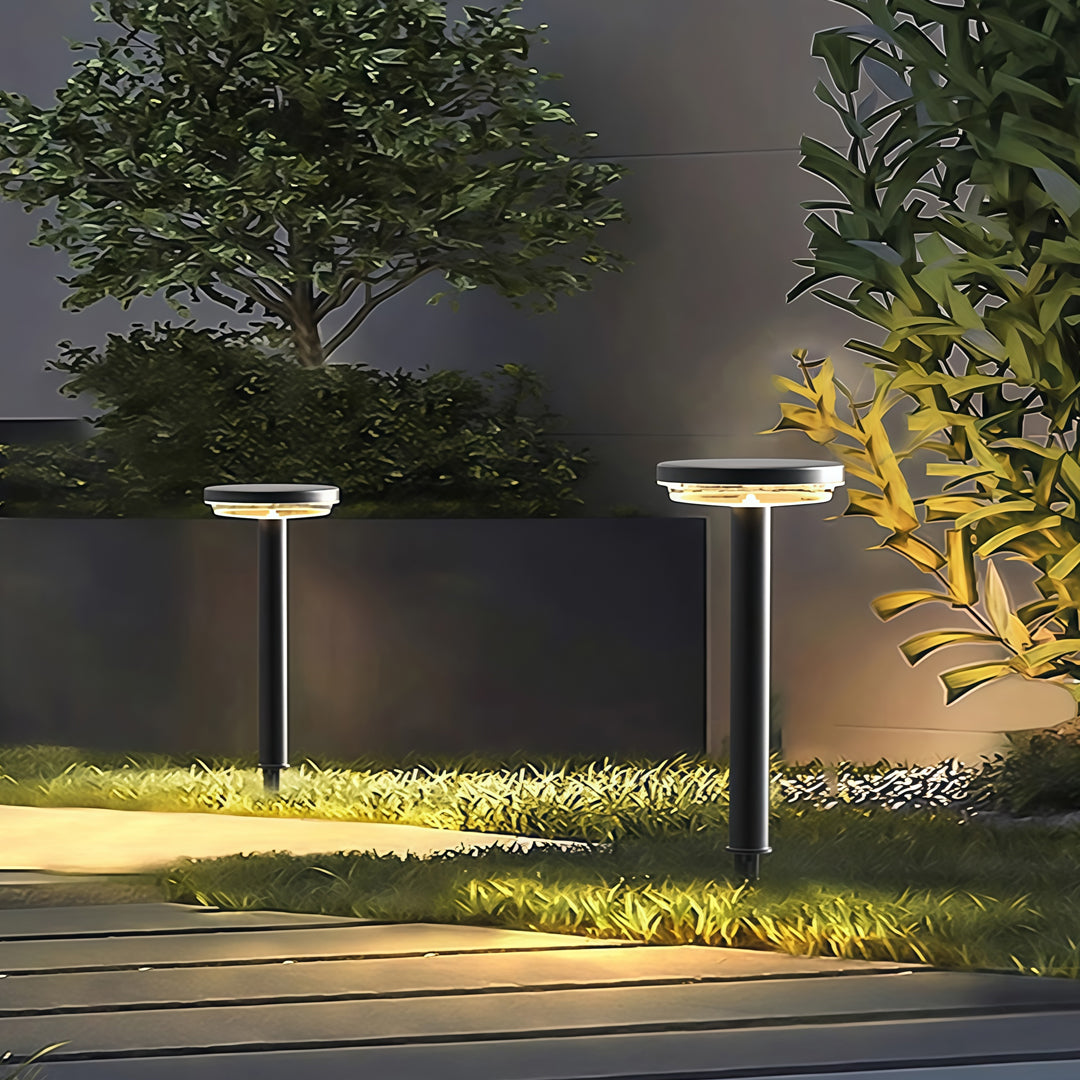 Path Light Solar Outdoor Waterproof Black Mater Light