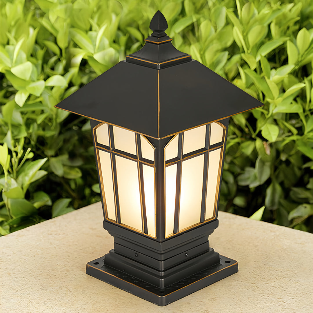 Large Outdoor Pillar Lights European Style Waterproof Light