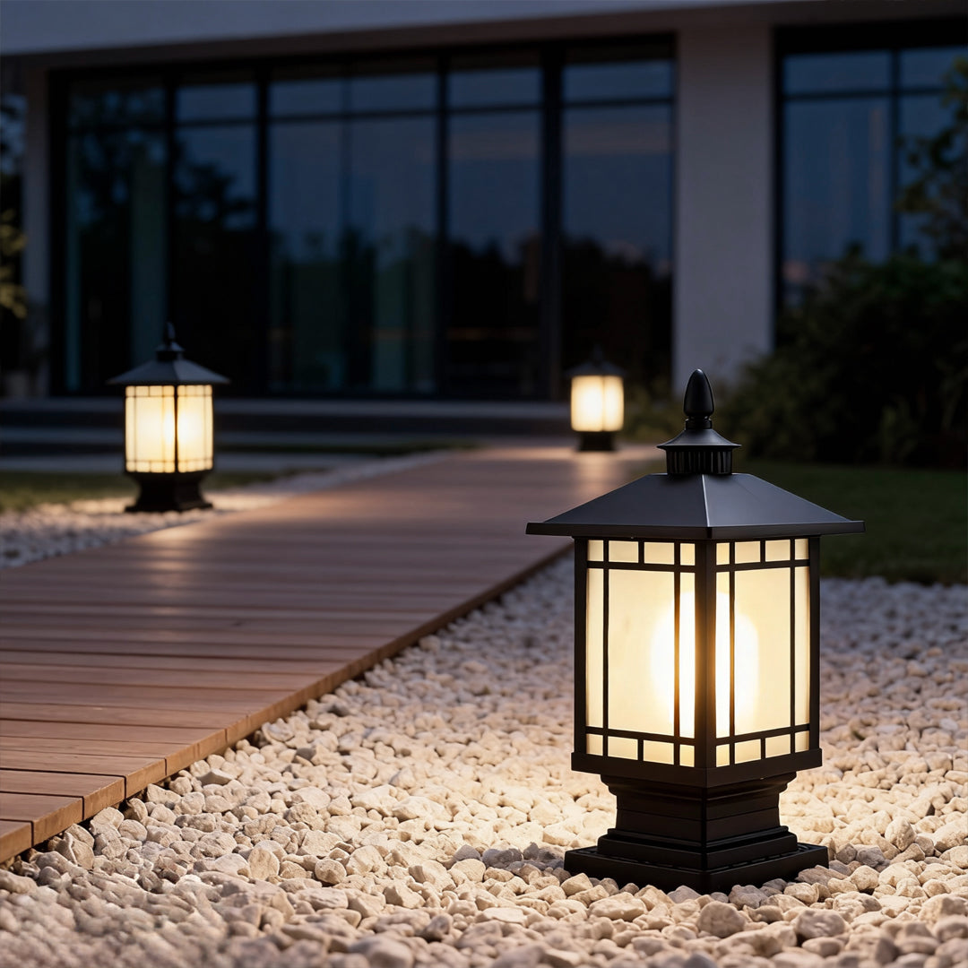 Street Light Pillar Retro Creative Waterproof Modern Outdoor Light