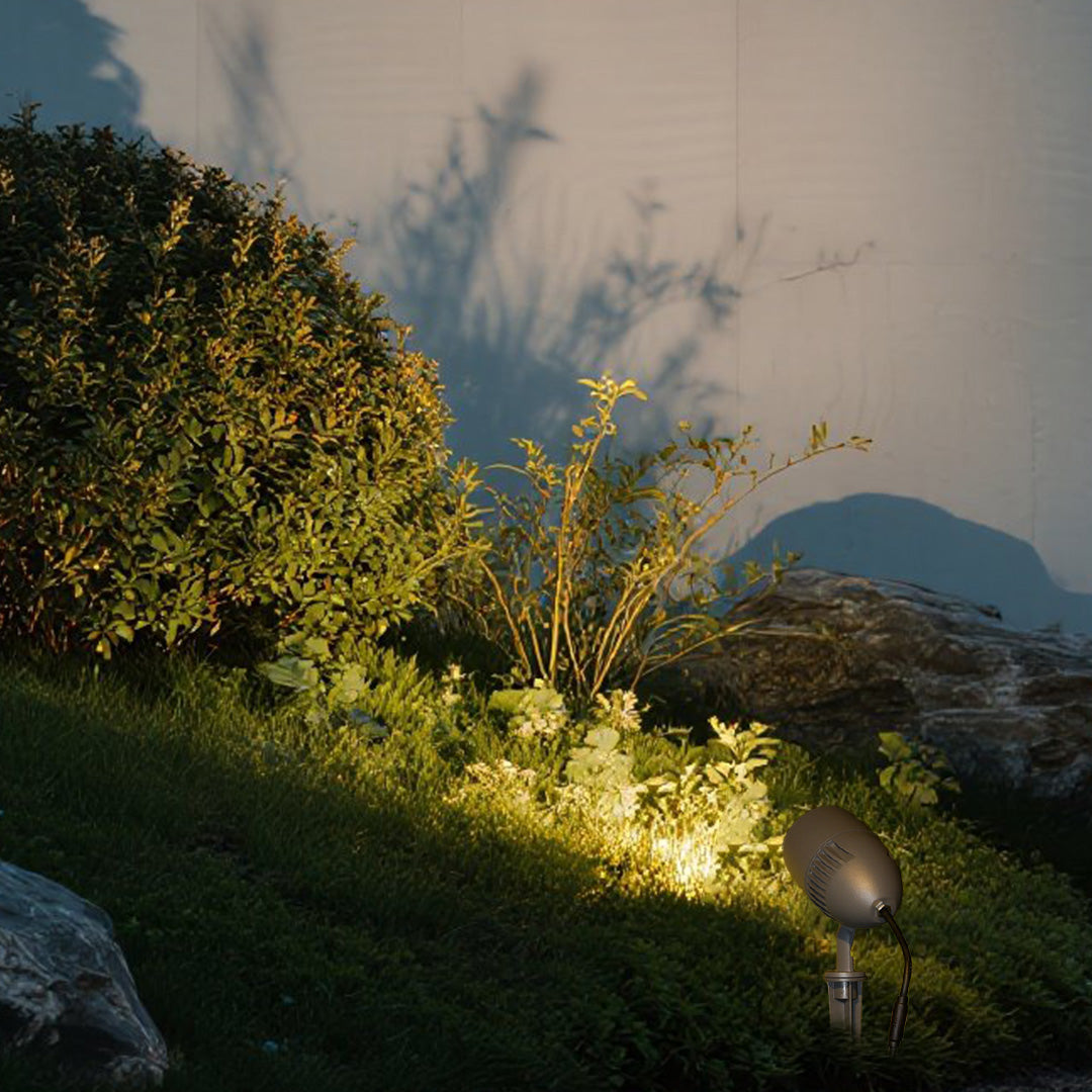 Flood LED Plug in Outdoor Spotlight Minimalist Style
