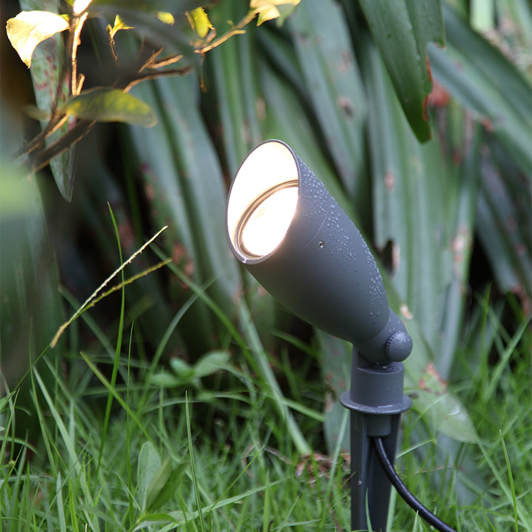 LED Outdoor Spike Spotlight Minimalist Accent Lighting Garden Lights