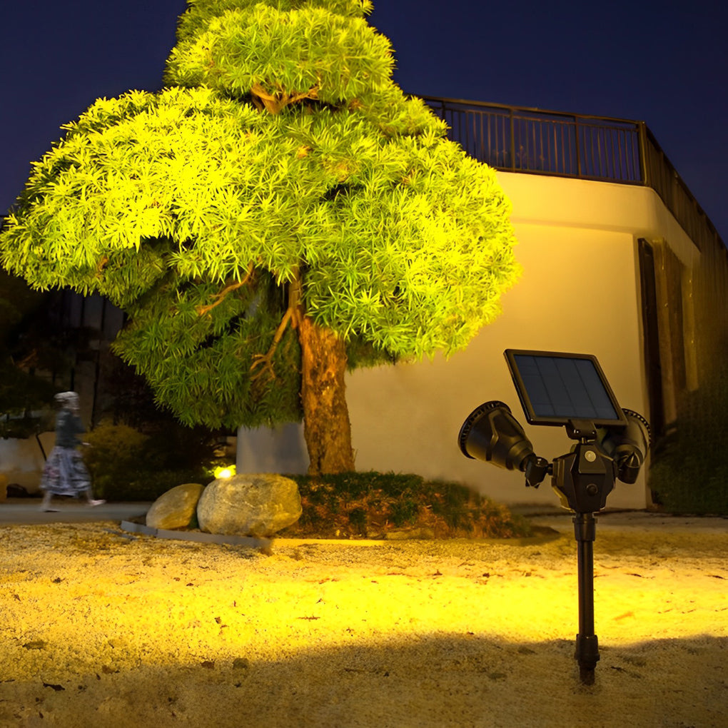 Garden Spotlights Solar Powered Motion Sensor Landscape Light