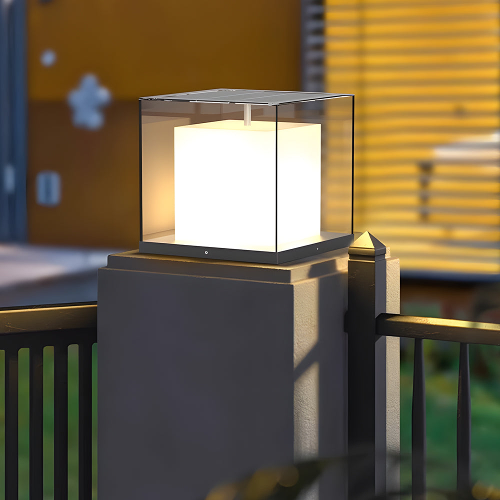Gate Pillar Lights Waterproof Square Outdoor Minimalist Light