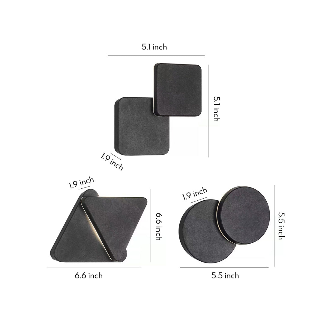 Outdoor Lighting Sconce Waterproof European Style Geometric Lamp