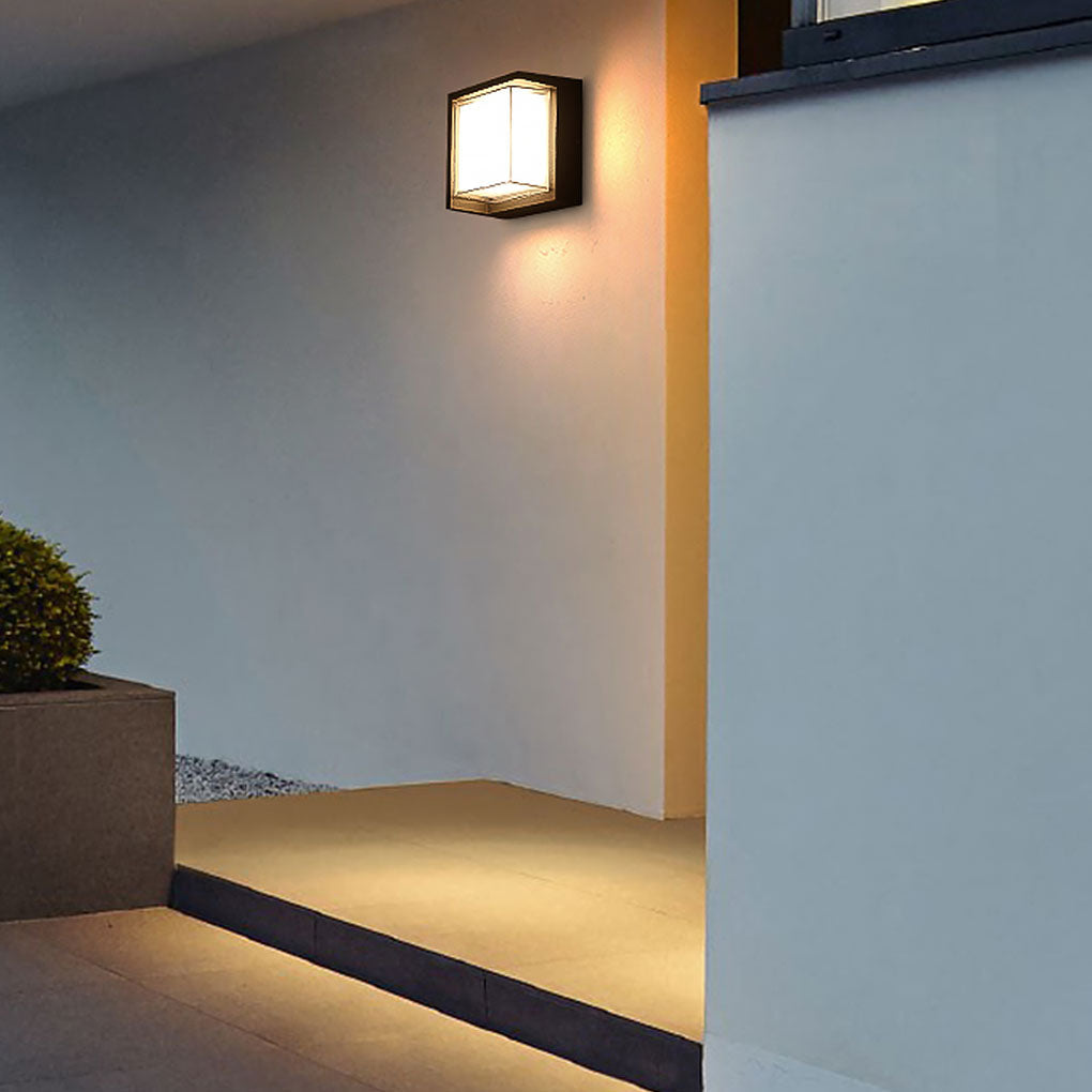 geometric outdoor sconce Minimalist Waterproof Light