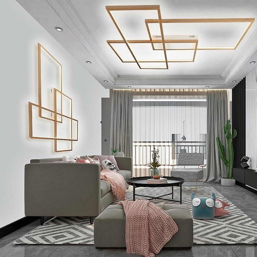 Geometric Wall Sconce Rectangular Modern LED Ceiling Light