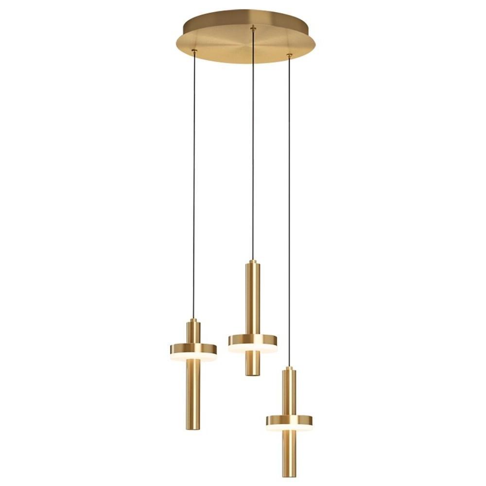 Circle Cylinder LED Gold Nordic Pendant Light Hanging Lamp