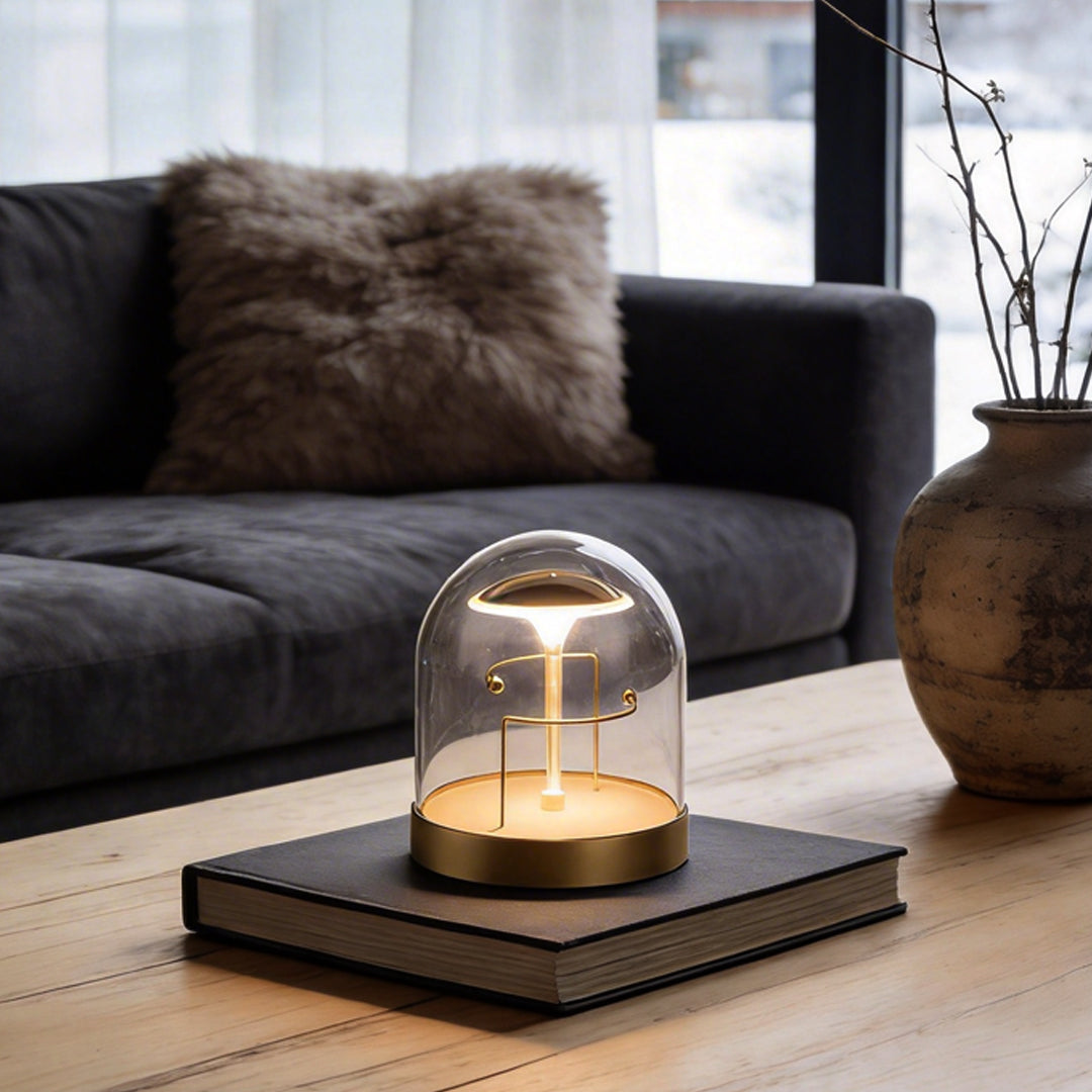 Glass Dome LED Lights Fairy Tale Decorative Table Lamp