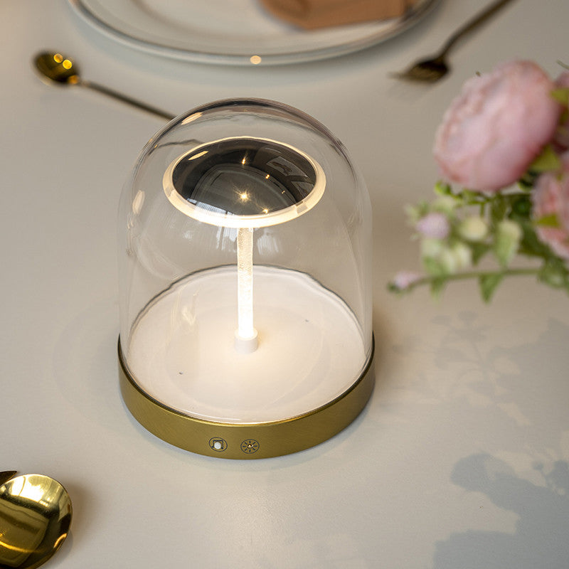 Glass Dome LED Lights Fairy Tale Decorative Table Lamp
