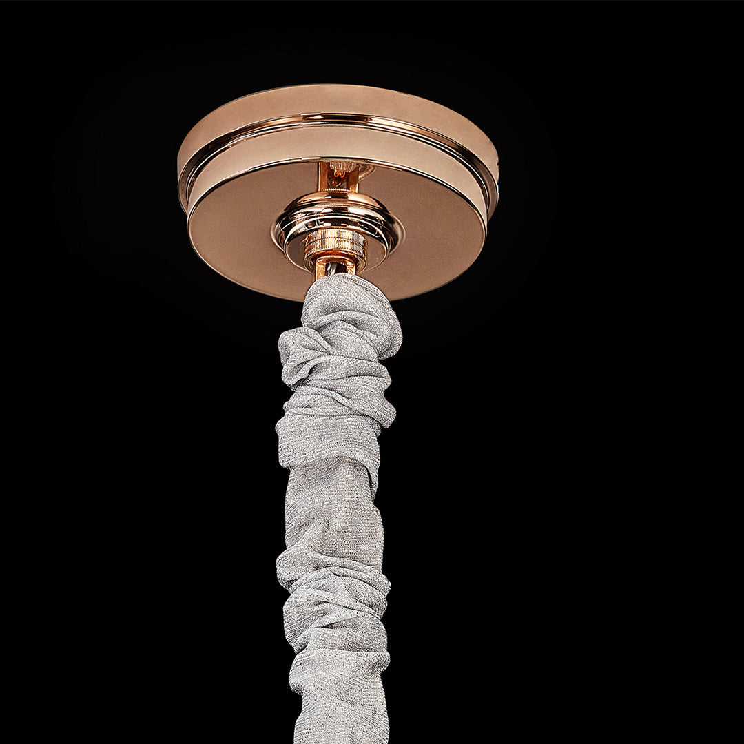 Glass Fringe Chandeliers French Luxury Crystal Ceiling Light