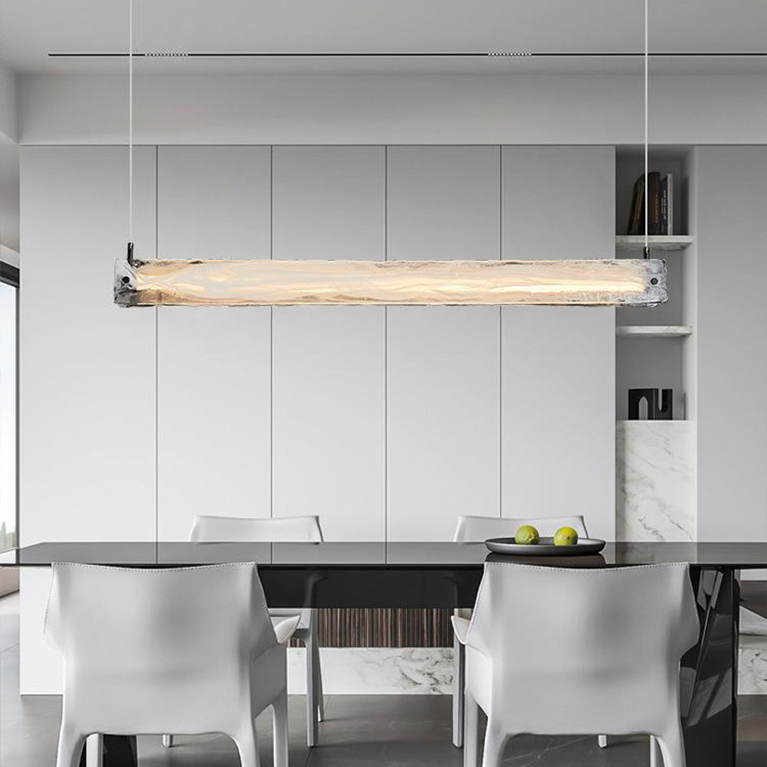 Glass Pendant Light For Kitchen Italian Minimalist Island Hanging Light