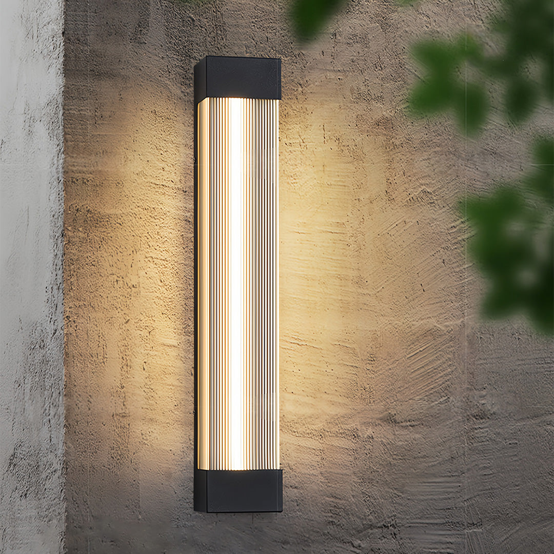 Linear Outdoor Sconce Waterproof Vertical LED Strip Lamp
