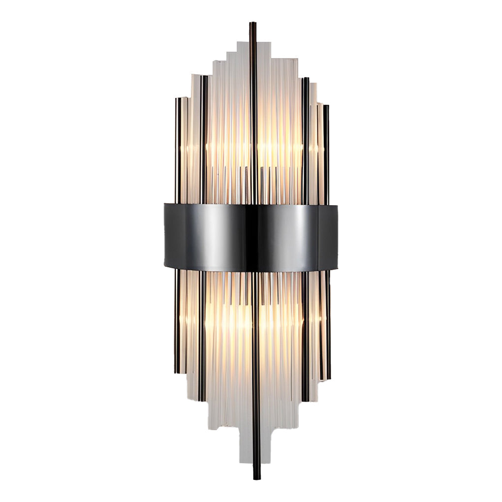 Gold and Crystal Wall Sconces Luxury LED Modern Light