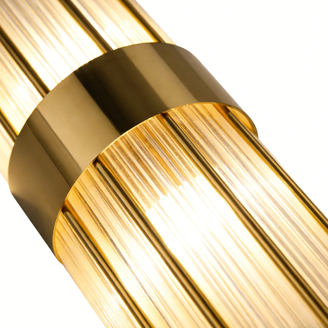 Gold and Crystal Wall Sconces Luxury LED Modern Light