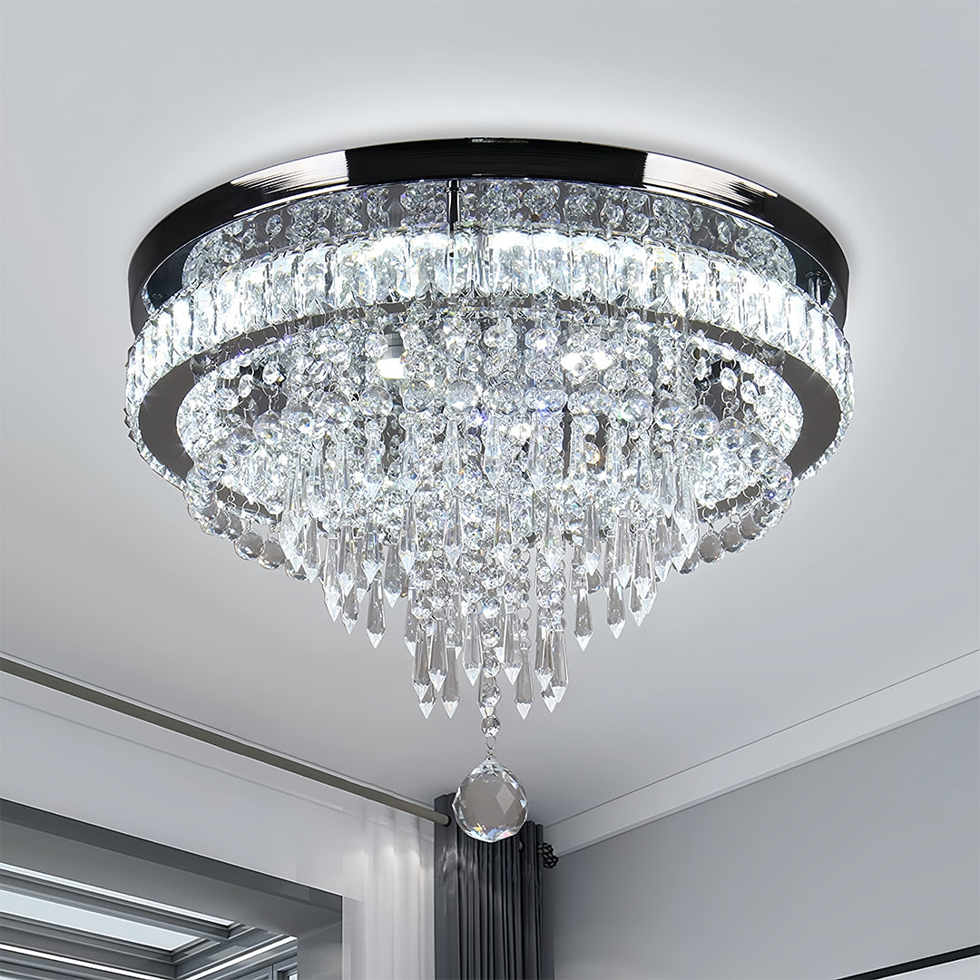 Gold Flush Mount Lights Modern Luxury Round Flush Mount Light