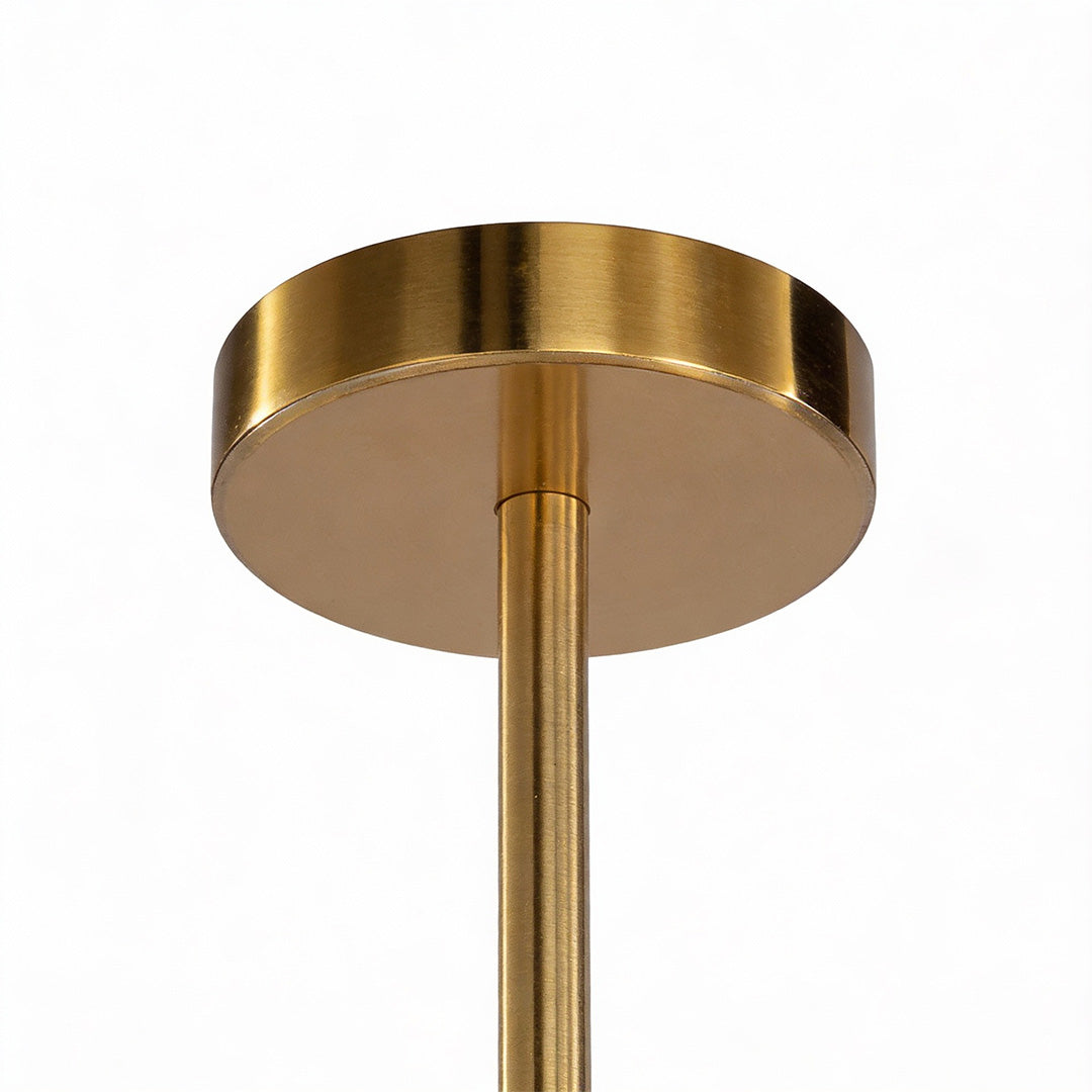 Gold Geometric Chandelier Vintage Artistic Stunning Ceiling Light