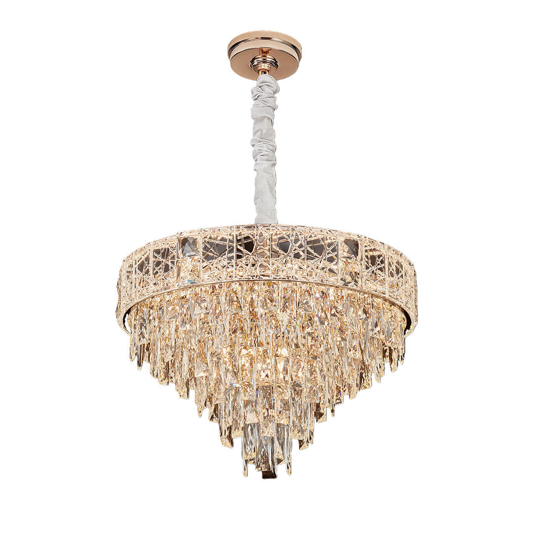 Large Chandelier Crystals European Style Luxury Ceiling Light