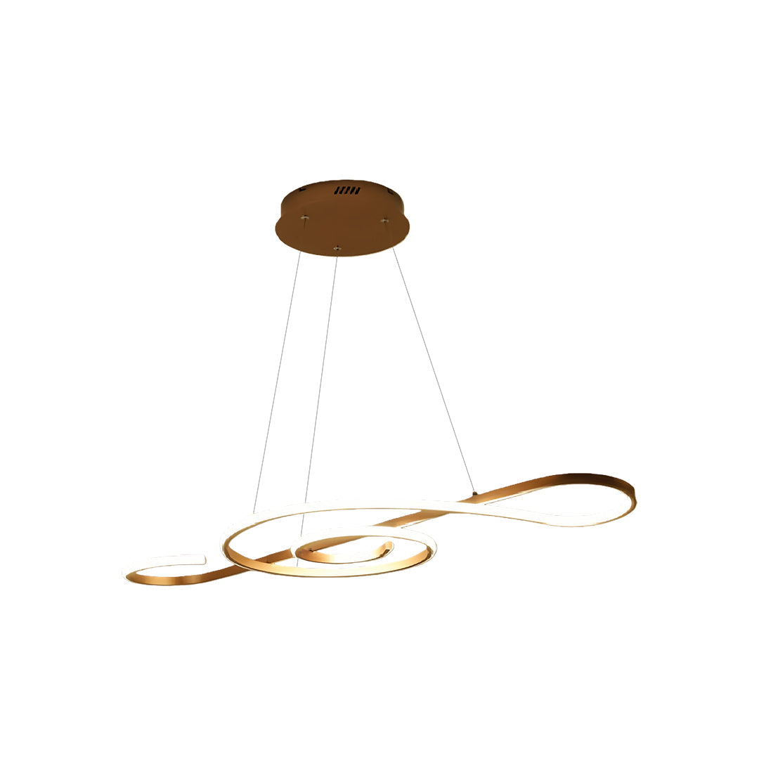 Unique Large Chandeliers Dimmable LED Simple Note Ceiling Light