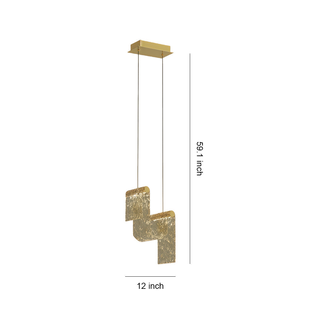 Gold Pendant Island Lights Contemporary Glass Adjustable Ceiling Light