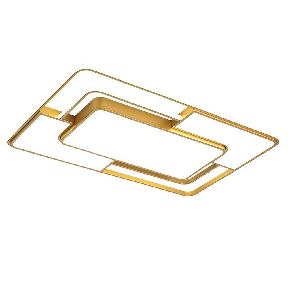 Flush Mount Square Light LED Geometric Overlapping Light